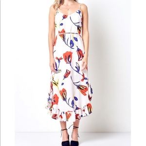 Corey Lynn Calter Grace Ruffle Hem Slip Dress